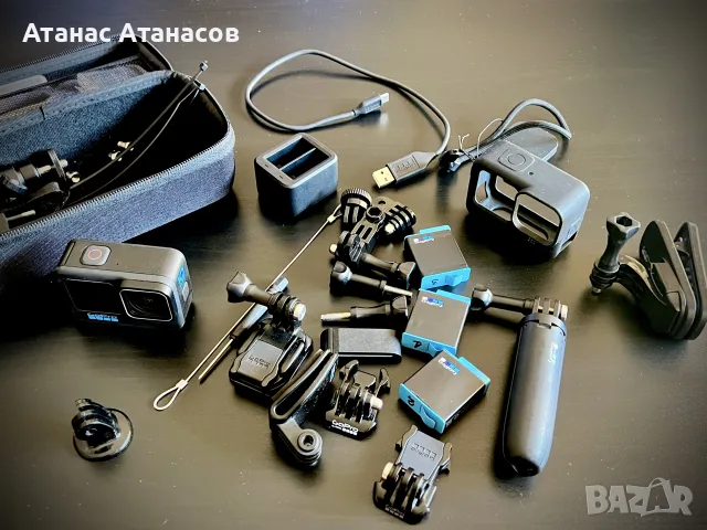 GoPro HERO10 Black - пъленкомплект с много оригиналниakcecoapu, снимка 2 - Камери - 55847812