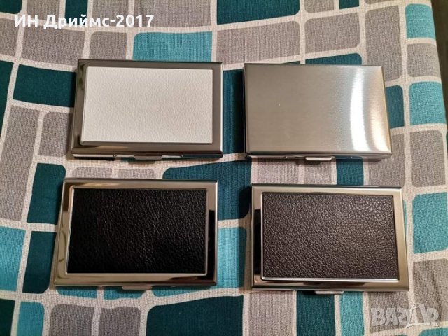 Метален портфейл ПРОТЕКТОР със защита за безконтактни дебитни и кредитни карти , снимка 12 - Портфейли, портмонета - 34335256