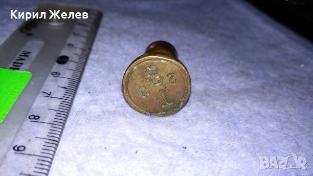 СТАР ЦАРСТВО БЪЛГАРИЯ или РАНЕН СОЦ Рядък БРОНЗОВ СЛУЖЕБЕН ПЕЧАТ за ПЛОМБИРАНЕ 34235, снимка 10 - Колекции - 39065458