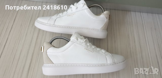 TWINSET Leather Sneakers Womens Size 39/25см ОРИГИНАЛ! Естествена кожа!, снимка 8 - Кецове - 41856094