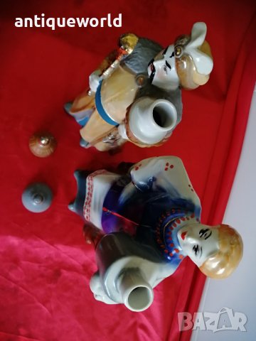 СССР , Стари Руски Порцеланови Статуетки , Шише Бутилка, снимка 5 - Антикварни и старинни предмети - 42532905