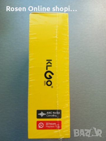 Безжични слушалки КLGO HK-80BL Pure BASS ,Bluetooth 5.1 Touch Control с кутия за безжично зареждане, снимка 9 - Безжични слушалки - 41038066