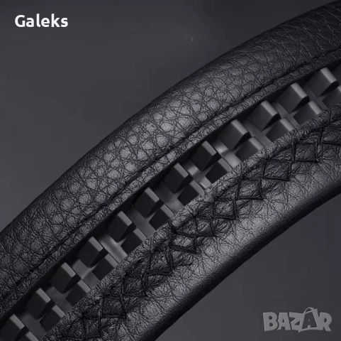 Мъжки официален класически колан с автоматична катарама /Черна естествена кожа!, снимка 11 - Колани - 51884753