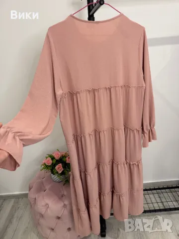 Рокля в размер L, снимка 16 - Рокли - 48587479