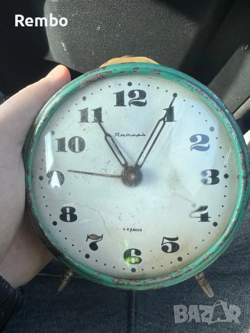 Соц будилници Янтар, снимка 5 - Антикварни и старинни предмети - 53198398