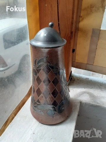 Стара немска халба за бира керамика, снимка 2 - Антикварни и старинни предмети - 53417786