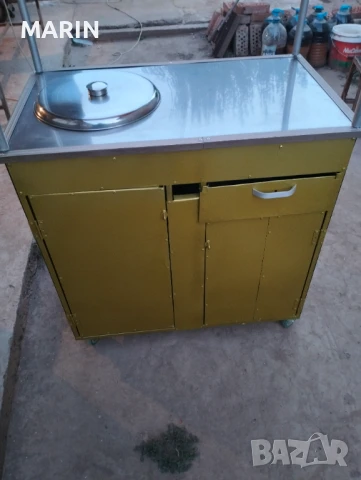 Количка за царевица на пара , снимка 3 - Колички за царевица - 51358750