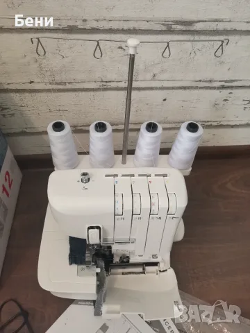 Продавам 4 конечен овергог чисто нов Singer S14-78 , снимка 3 - Шевни машини - 55923460