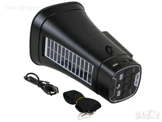 Соларен мегафон, външен високоговорител DV-680, снимка 3 - Друга електроника - 48605323