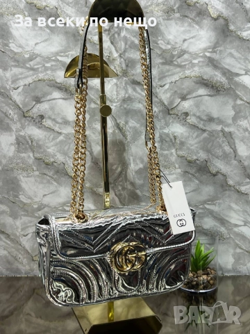 Gucci Дамска Чанта С Дълга Дръжка Синджир Гучи - Налични Различни Цветове Код SK339, снимка 8 - Чанти - 52599743
