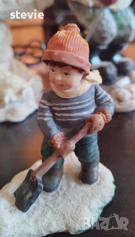 Сет от ретро фигури за коледна украса, снимка 3 - Декорация за дома - 52499606