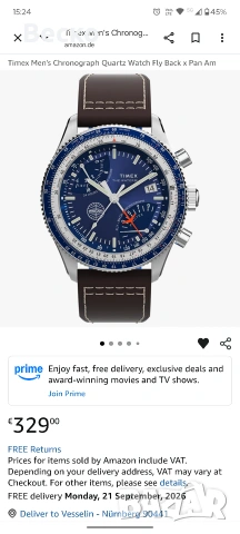 Часовник Timex / fly back chrono , снимка 2 - Мъжки - 53867800