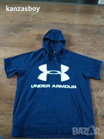 Under Armour Rival Fleece Logo - страхотно мъжко горнище КАТО НОВО ХЛ, снимка 4 - Спортни дрехи, екипи - 48492889