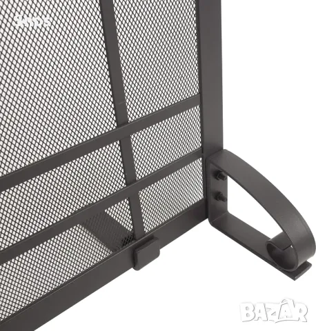 Параван за камина от черно желязо, снимка 5 - Други стоки за дома - 48513860