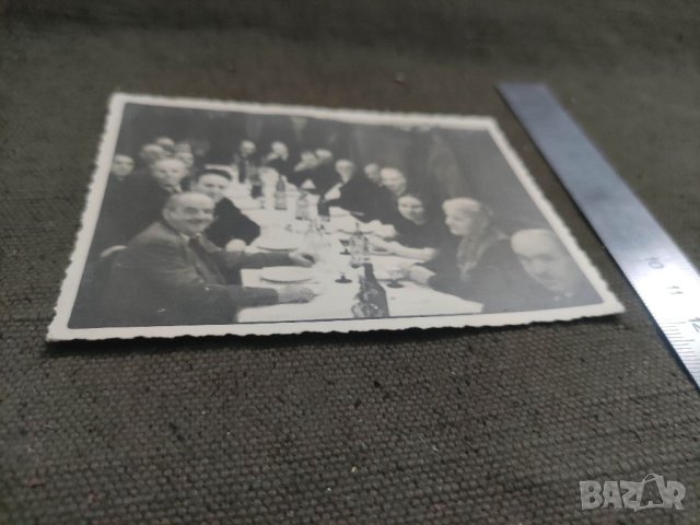 Стара снимка Честване първоучителите в Солунската гимназия 1937 Славянска беседа