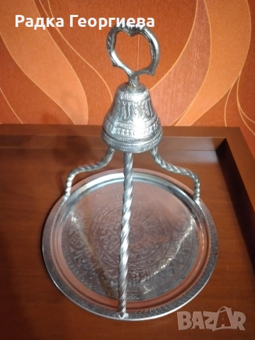 Месингов поднос, снимка 2 - Други ценни предмети - 52379318