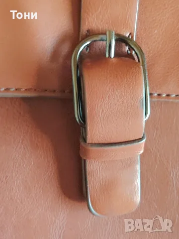 ZARA Оригинал Нова Кожена Мъжка Чанта, снимка 10 - Чанти - 55878778