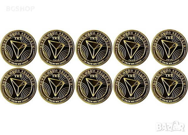 Трон монета / TRON coin ( TRX ) 2 - Gold, снимка 4 - Нумизматика и бонистика - 39116034