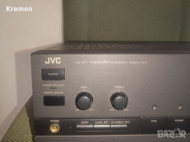 Усилвател JVC AX-E71, снимка 5 - Ресийвъри, усилватели, смесителни пултове - 40561832