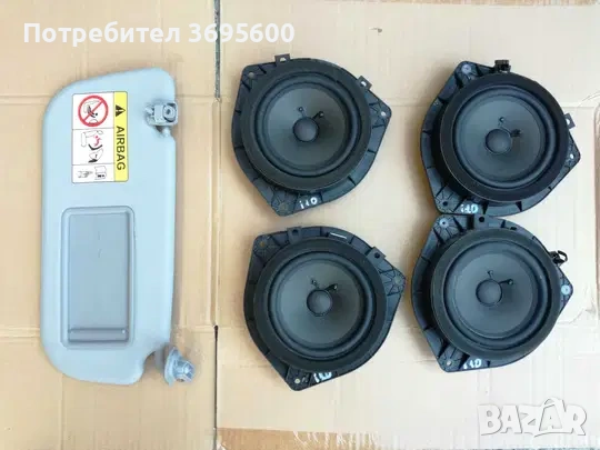 Hyundai i10 Хюндай и10 десен сенник колонки тон колони