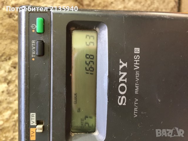 Дистанционно за те и видео Sony VTR /tv rmt v131 vhs