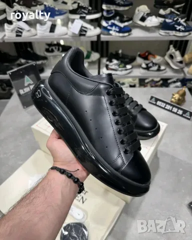 Alexander McQueen Нови Черни Маратонки с Кутия 