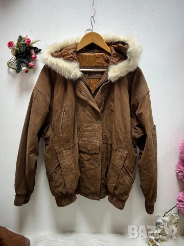 Кожено яке, естествена кожа