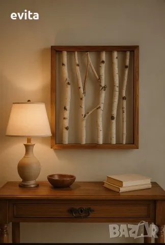 Арт декорация за стена. Естествени материали. Ръчна изработка! , снимка 8 - Декорация за дома - 36678702