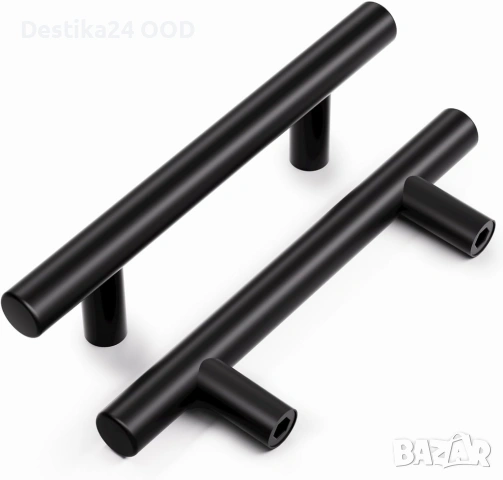 Черни мебелни дръжки Vepagoo 102 мм – комплект 25 броя