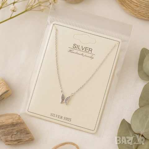Елегантно сребърно колие с висулка – универсален аксесоар за всякакви поводи, снимка 7 - Колиета, медальони, синджири - 51926373