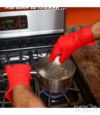ДОМАКИНСКА СИЛИКОНОВА РЪКАВИЦА, РЪКОХВАТКА С 5 ПРЪСТА - код 2081, снимка 4 - Аксесоари за кухня - 34226756