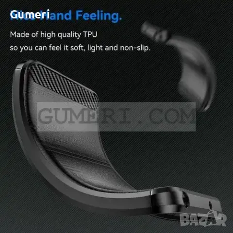 Realme 13 Pro  Противоударен Силиконов Гръб - Карбон ''Шарк', снимка 7 - Калъфи, кейсове - 48038610