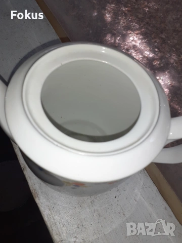 Прекрасен стар порцеланов чайник Blankeuhammer Bavaria, снимка 5 - Антикварни и старинни предмети - 53456676