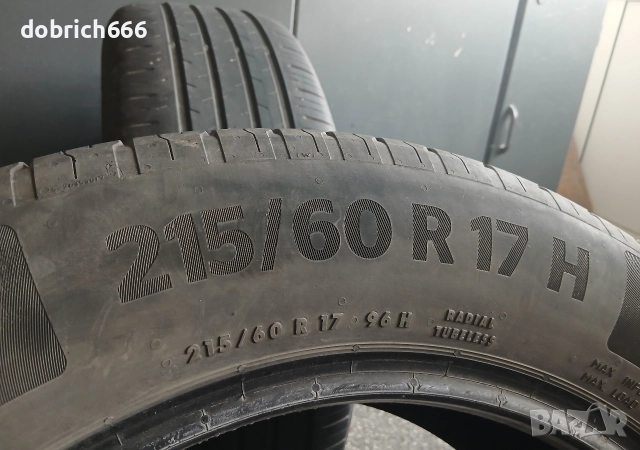 215/60/17 летни гуми Continental DOT1522, снимка 3 - Гуми и джанти - 52746629