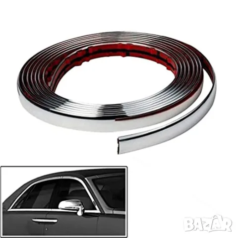 Никелова декоративна лайсна 20 mm x 13 m, снимка 6 - Аксесоари и консумативи - 55863337