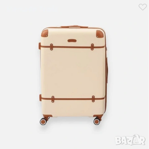 Куфар с колелца Mercado Trade, Екрю, Различни размери