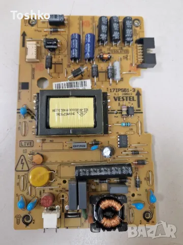 FINLUX 24" MAIN BOARD 17MB82S 23229560 POWER BOARD 17IPS62-3 PANEL VV236BJ1-LE2, снимка 5 - Части и Платки - 49830134