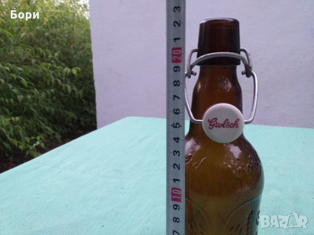 Vintage Grolsch Бирена бутилка с порцеланова капачка, снимка 10 - Други ценни предмети - 34754025