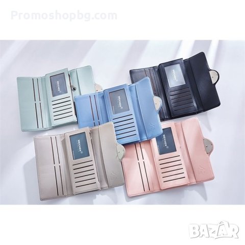 Дамско портмоне/портфейл Weichen, Синьо, снимка 3 - Портфейли, портмонета - 40359797