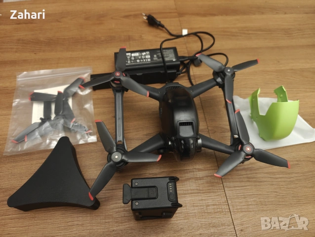 Дрон DJI FPV (само дрона) + 2бр батерии и зарядно, снимка 3 - Друга електроника - 53515039