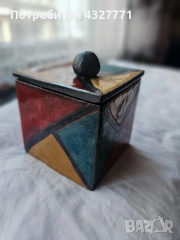 Декоративна кутия от порцелан декорация украса