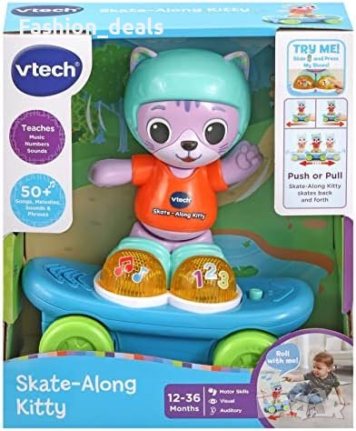 Нова VTech интерактивна бебешка играчка със светлини цифри звуци музика, снимка 7 - Образователни игри - 41465032