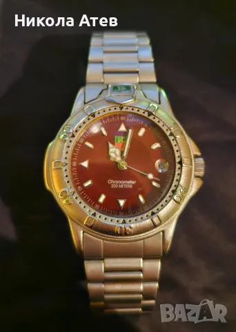 Часовник TAG HEUER 6000 SERIES CHRONOMETER AUTOMATIC 200M – VINTAGE 1990s 🇨🇭, снимка 2 - Мъжки - 56120876