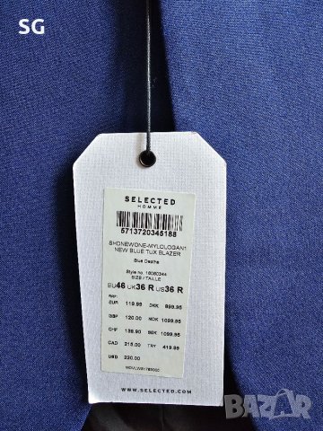  Selected homme чисто ново сако с етикета , снимка 7 - Сака - 40741628