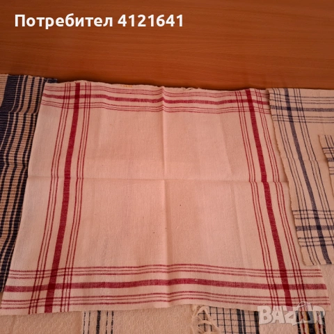 Ръчно тъкани кърпи, памук, от чеиза на майка ми, снимка 11 - Хавлиени кърпи - 53838774