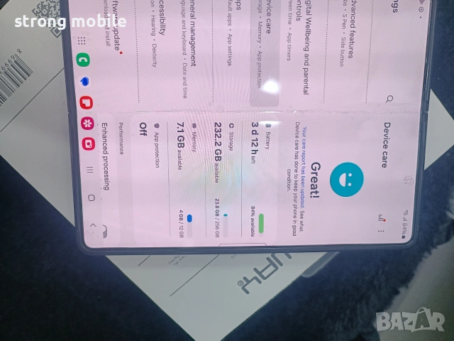 Samsung Z fold 3 256гб.Гаранция, снимка 5 - Samsung - 53513703