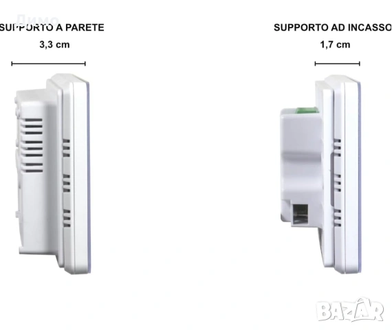 Plikc - Двубандов цифров Wifi хронотермостат, съвместим с Alexa - (Neve PRO RFW) , снимка 5 - Друга електроника - 53044505