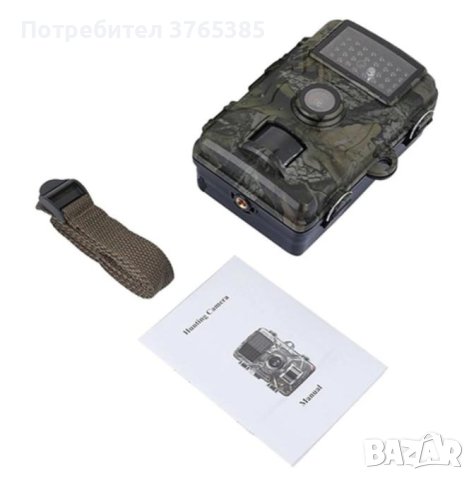 128GB 2024г. FULL HD 1080P Водоустойчива Ловна Камера Вграден Монитор Фото Капан PIR Сензор Движение, снимка 7 - HD камери - 41264947