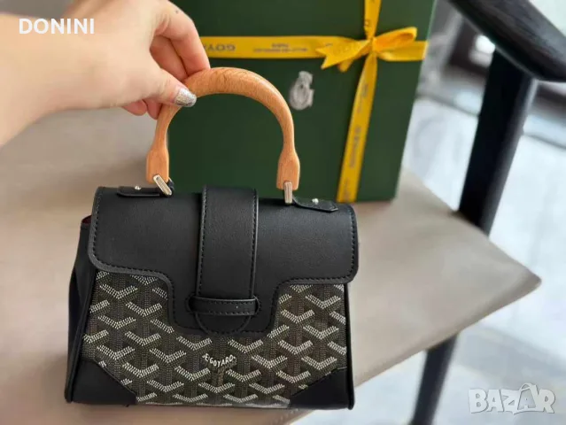 Goyard  Дамска чанта, кожа, снимка 6 - Чанти - 56267466