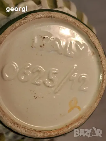 италианска керамична ваза 22/6, снимка 5 - Вази - 49251917